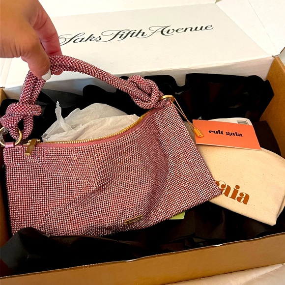 NWT Cult Gaia designer rhinestone handbag authentic. Retails for over $495 - Picture 6 of 6